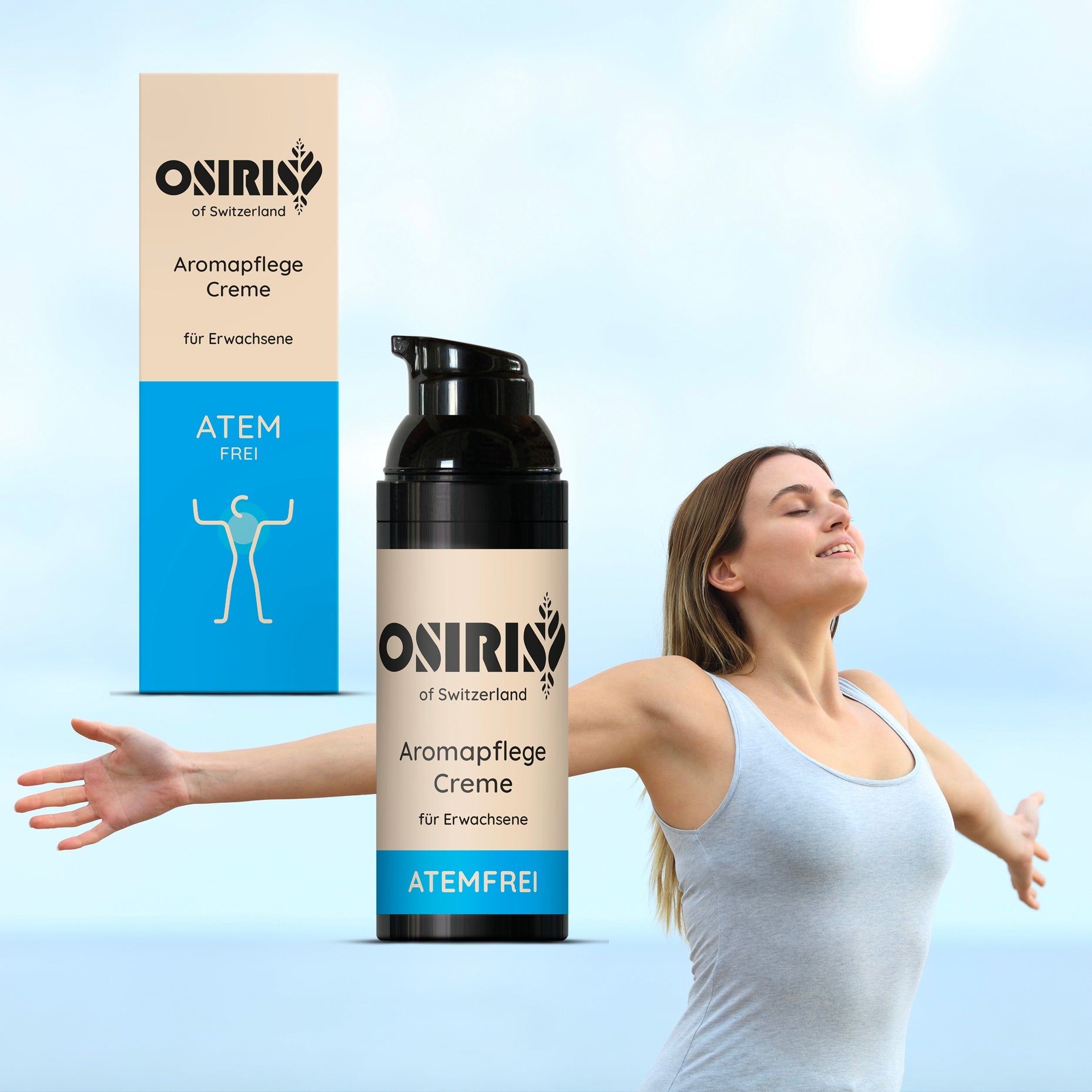 ATEMFREI Aromapflege Creme 50ml - Mit natürlichen Ölen frei durchatmen